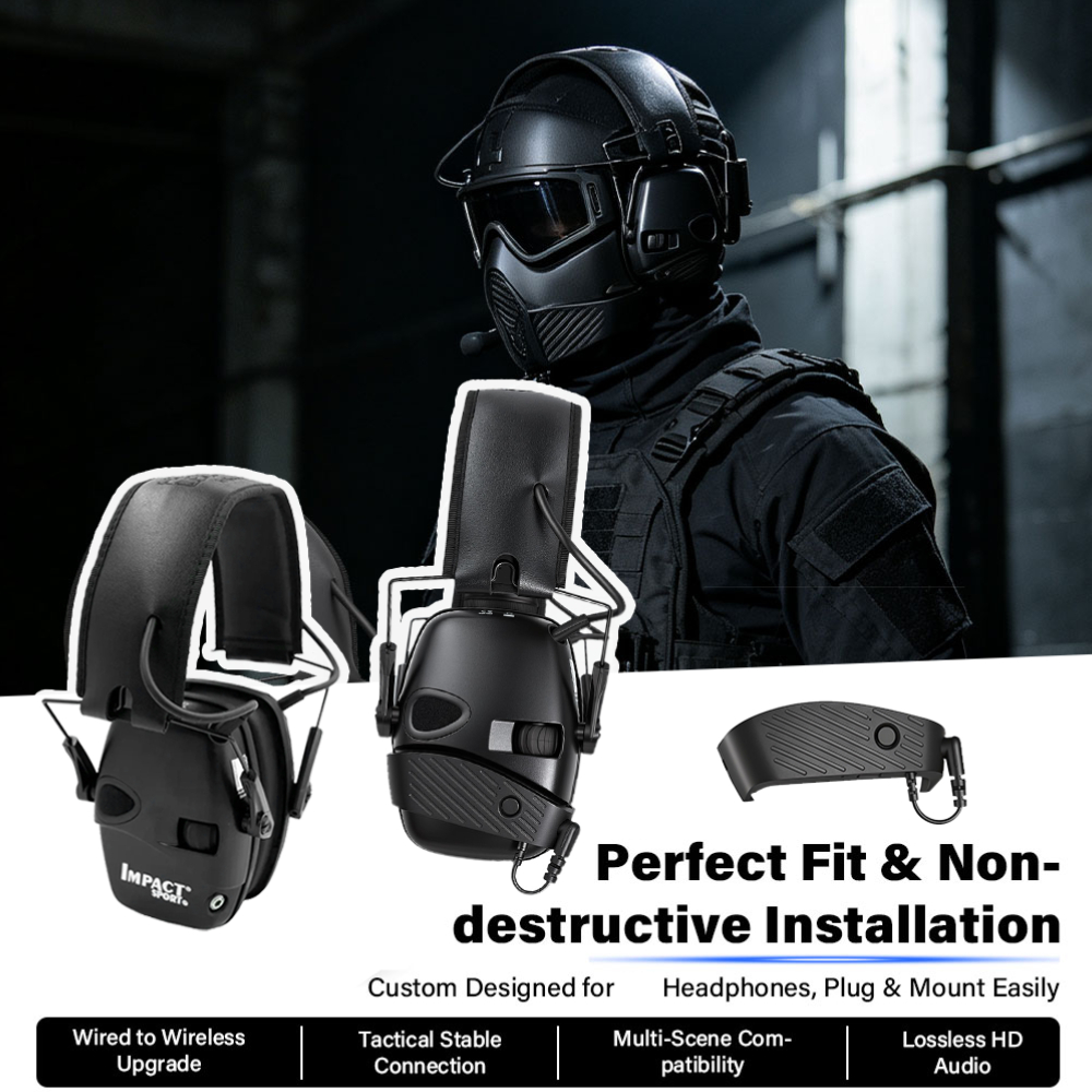 Shooting Ear Muff - Active Noise Reducing Earmuffs Electronic Shooting