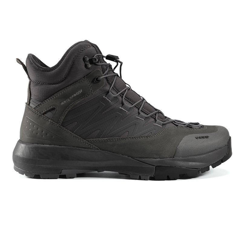High Top Hiking Leather Shoes  - Hunting Outdoor Brand ulasan dan harga