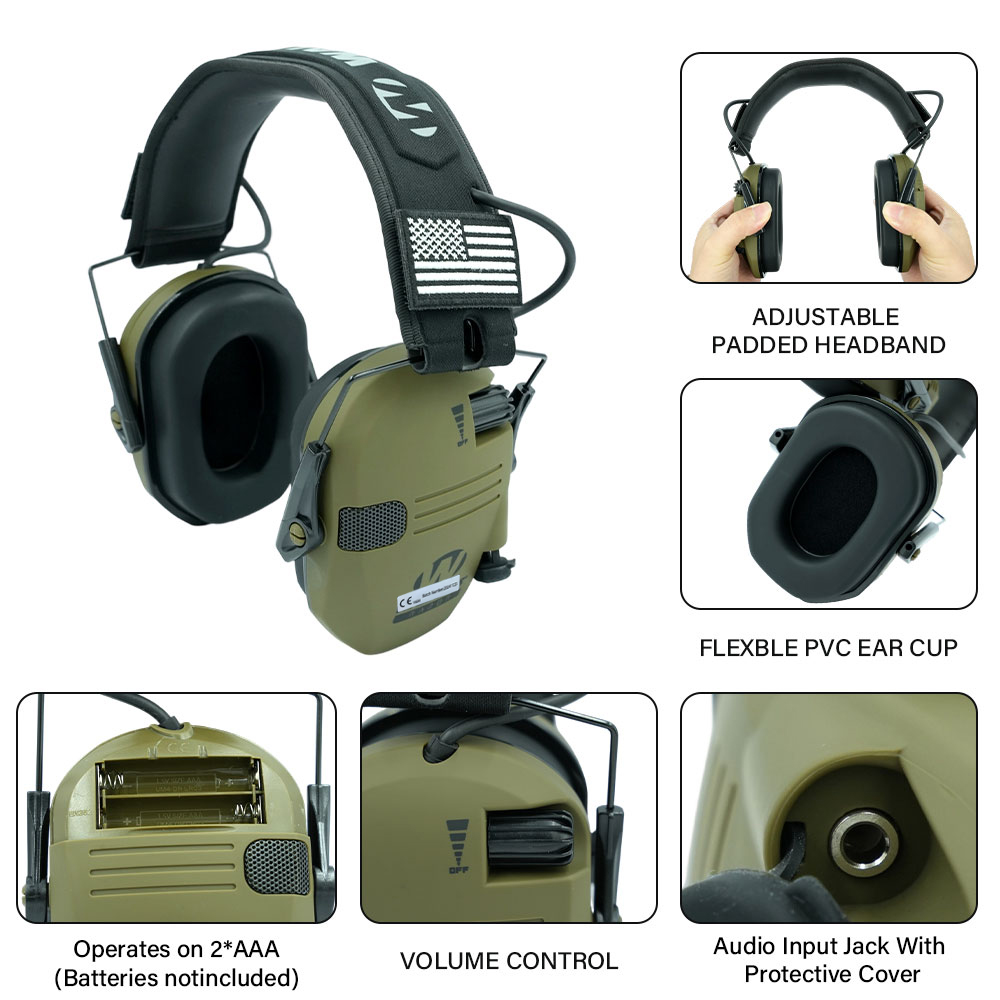 Outdoor hunting/shooting earmu - Shooting Ear Muff ulasan dan harga