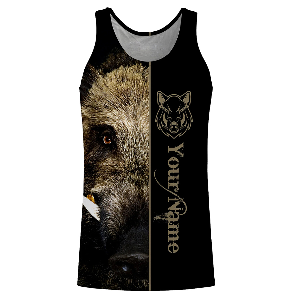 Custom Name Boar Hunter Tank T - Wildman Hunting & Outdoor Polokwane Photos ulasan dan harga