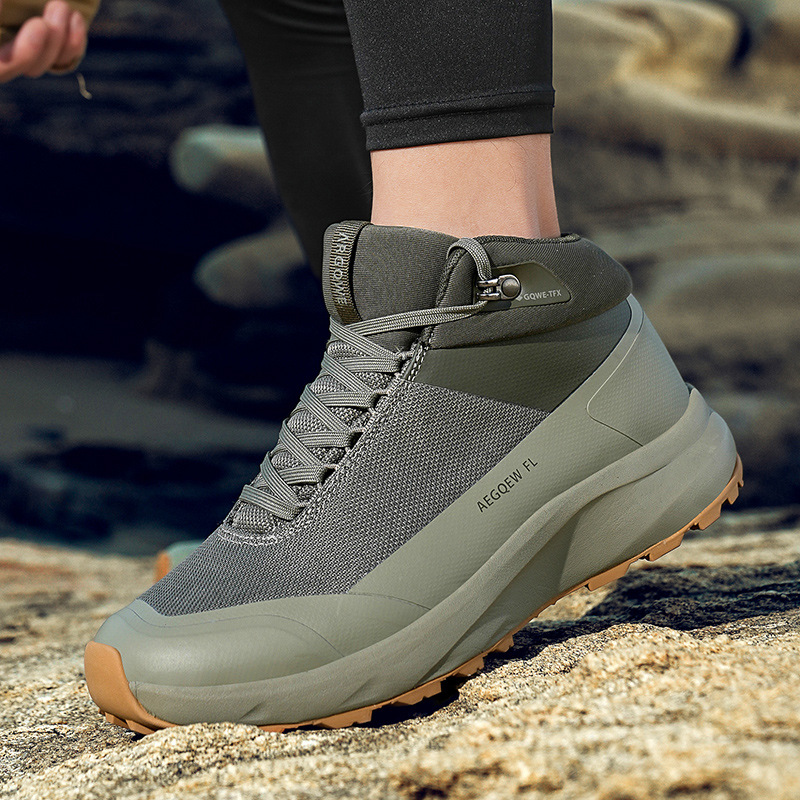 High Top Hiking Shoes Men Luxu - Hunting Outdoor Brand ulasan dan harga