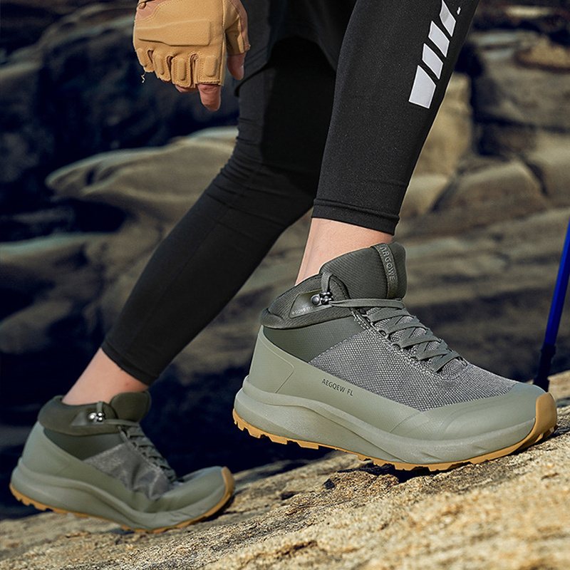 High Top Hiking Shoes Men Luxu - Hunting Outdoor Brand ulasan dan harga