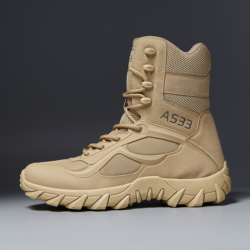 Men Tactical Boot Safety Anti- - Hunting Outdoor Brand ulasan dan harga