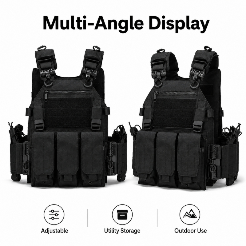 Tactical Vest Polyester Carrie - Outdoor Hunting Magazines ulasan dan harga