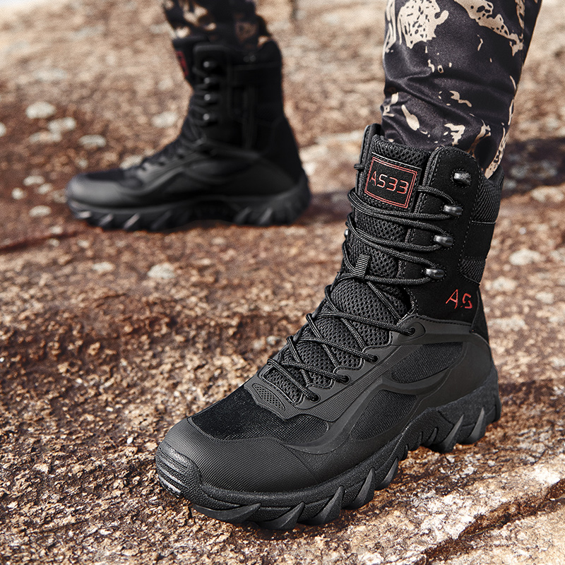New Men High Quality Brand Lea - Hunting Outdoor Brand ulasan dan harga
