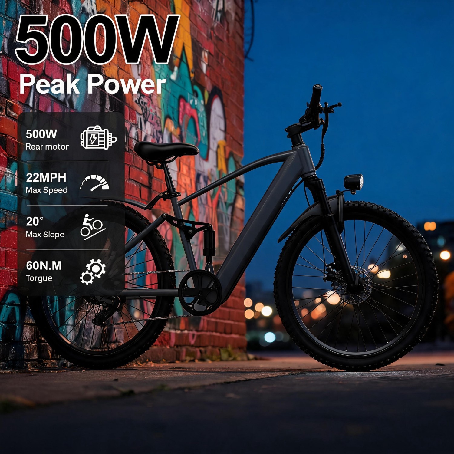 Off-Road Electric Bicycle, Hun - Outdoor Hunting Electric Bike ulasan dan harga