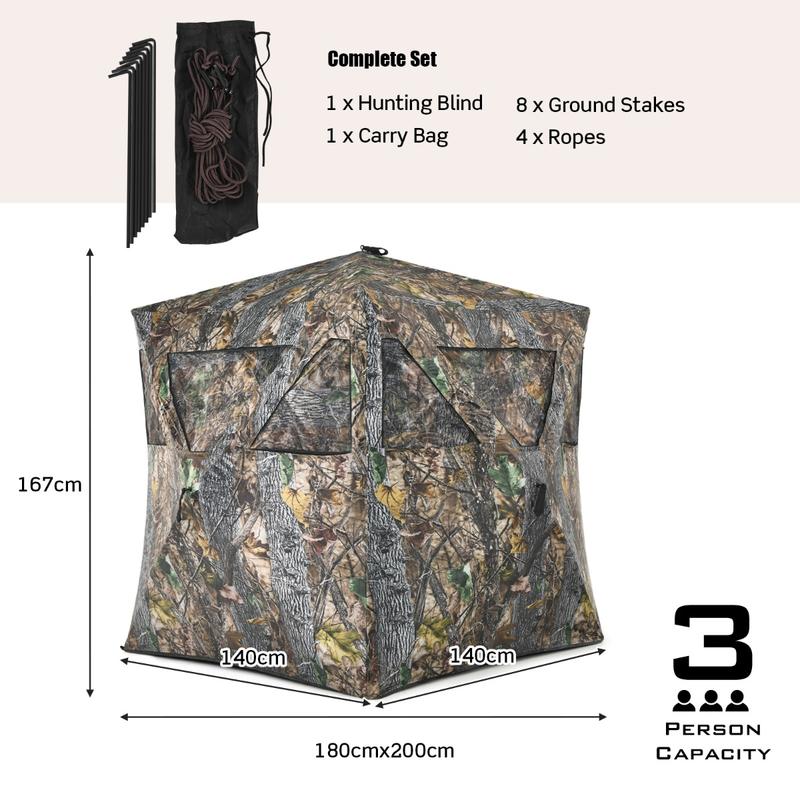 Portable Hunting Blind with Gr - Hunting & Outdoor As ulasan dan harga