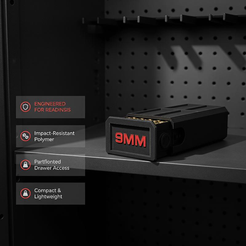 3D Printed 9mm  Storage Case 5 - Hunting Outdoor Store ulasan dan harga