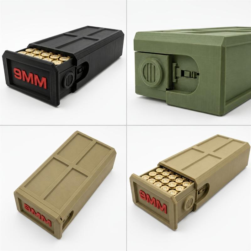 3D Printed 9mm  Storage Case 5 - Hunting Outdoor Store ulasan dan harga