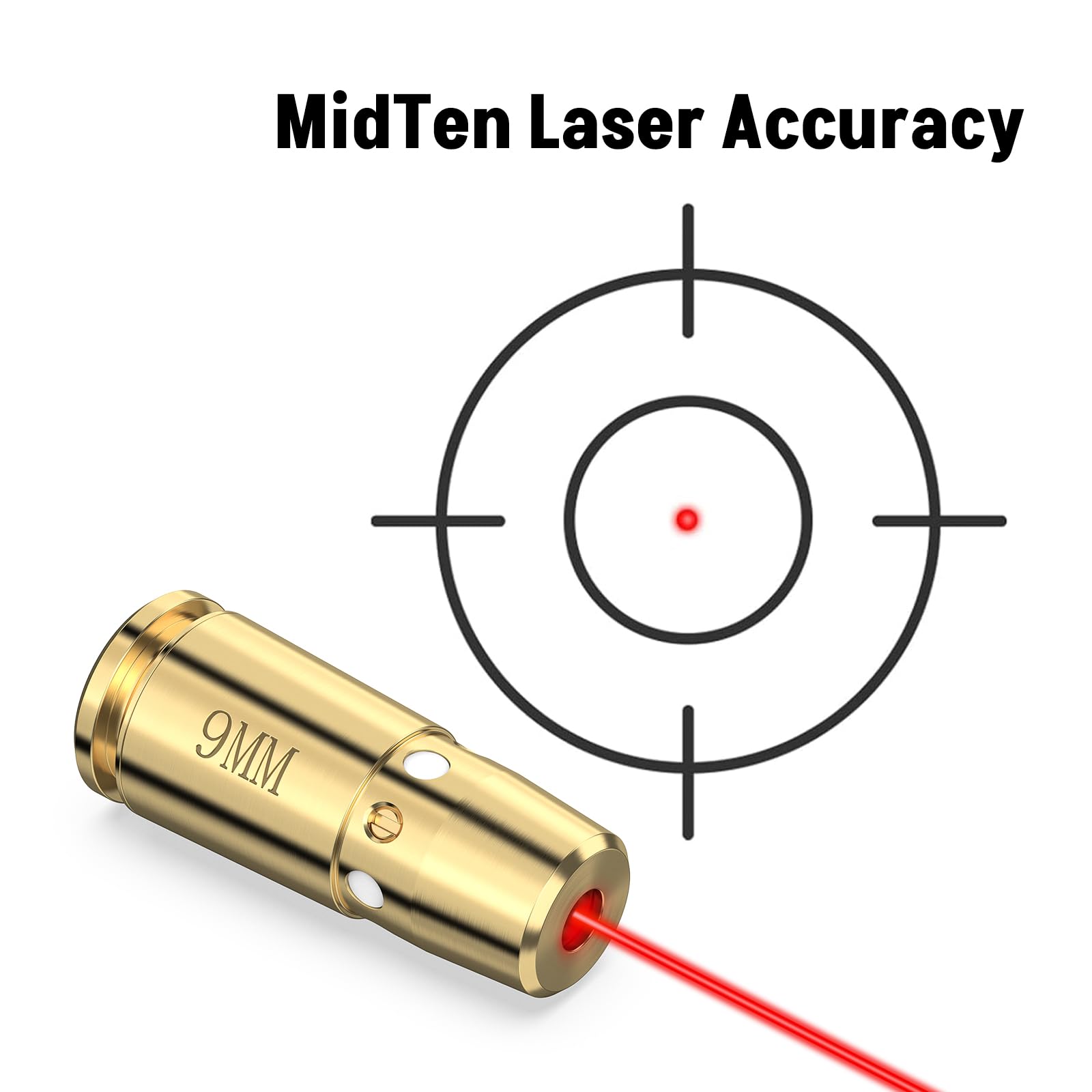 3Pcs Laser Bore Sight 9MM .40  - Laser Boresighter Kit ulasan dan harga