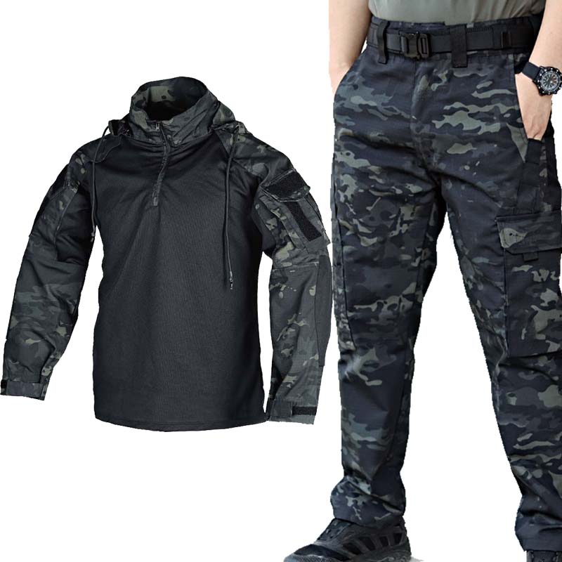 Men's CP Camo Tactical Combat  - Hunting Outdoor Shirts ulasan dan harga