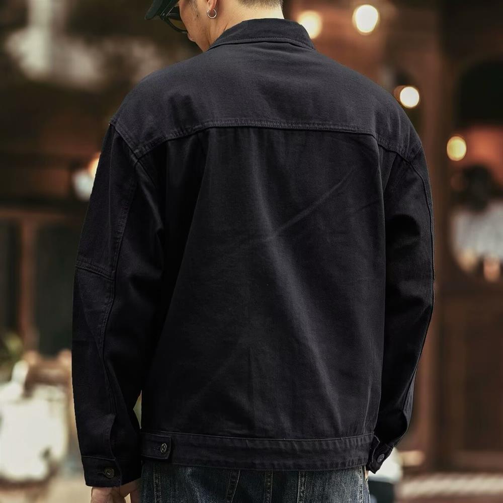 Retro American Denim Jacket Me - Hunting Outdoor Brand ulasan dan harga