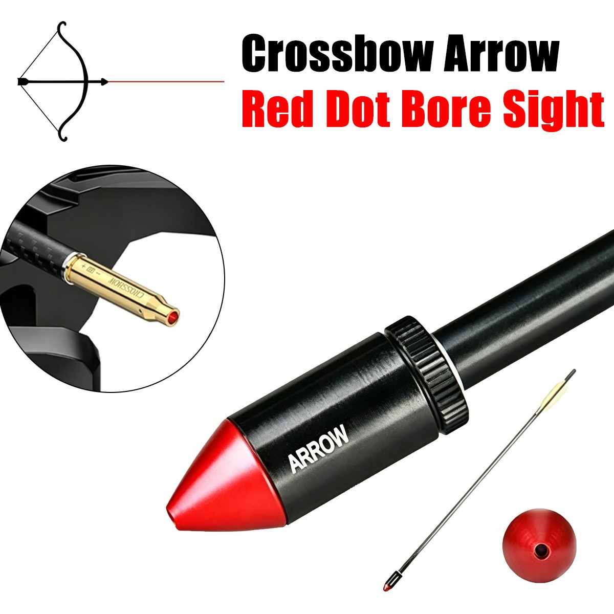 Tactical Crossbow Arrow Style  - Laser Boresighter Kit ulasan dan harga
