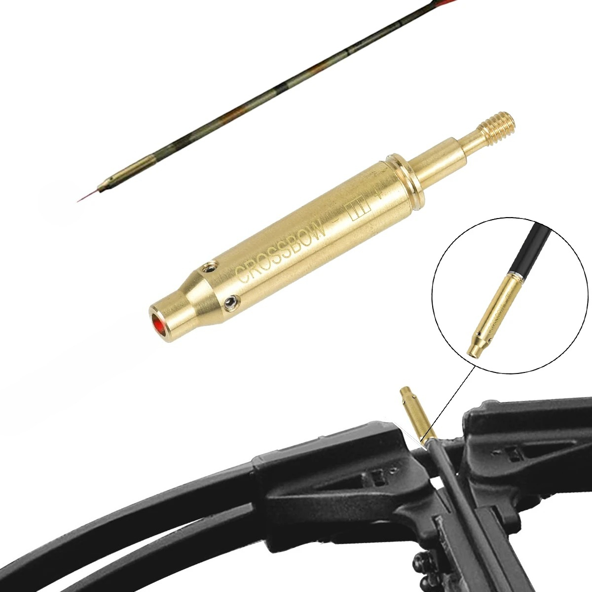 Tactical Crossbow Arrow Style  - Laser Boresighter Kit ulasan dan harga