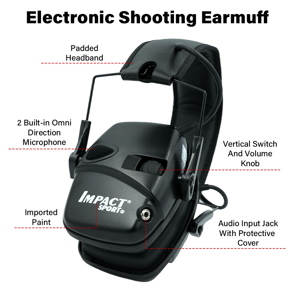 Active Noise Reducing Earmuffs - Shooting Ear Muff ulasan dan harga