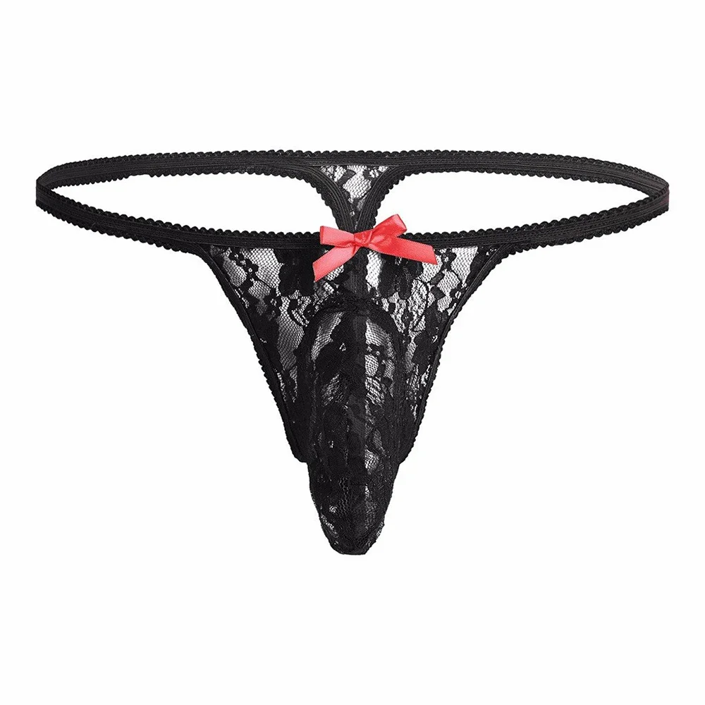 Men‘s Thong Sexy Panties Mesh  - Bow Stringer Tool ulasan dan harga