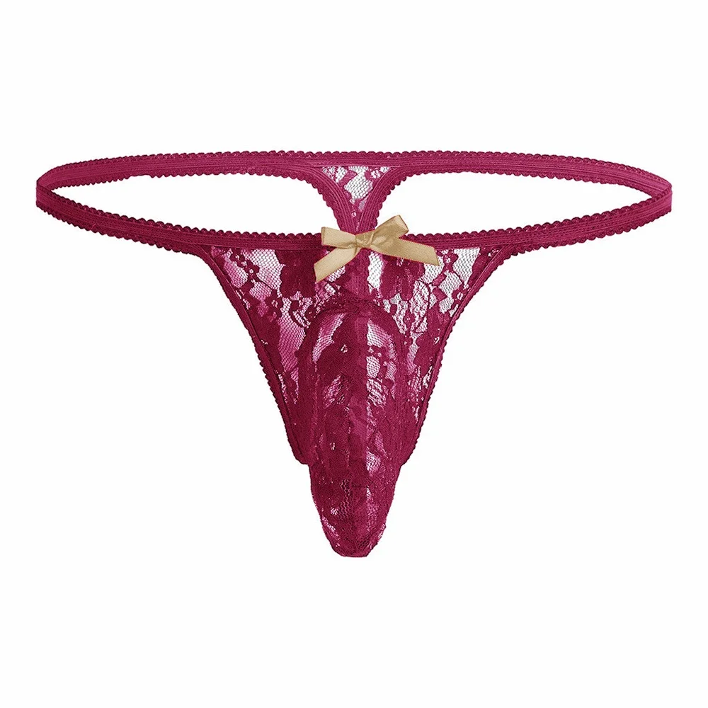 Men‘s Thong Sexy Panties Mesh  - Bow Stringer Tool ulasan dan harga