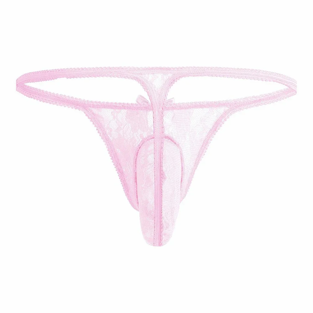 Men‘s Thong Sexy Panties Mesh  - Bow Stringer Tool ulasan dan harga