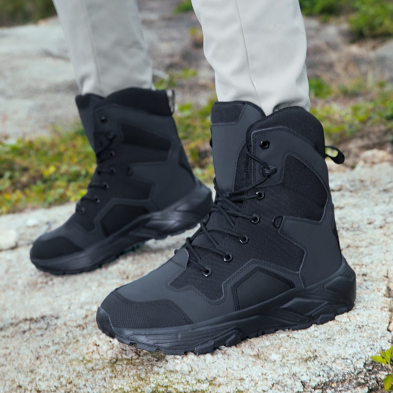 Men Tactical Boots Lace Up Wil - Wildman Hunting & Outdoor Polokwane Photos ulasan dan harga
