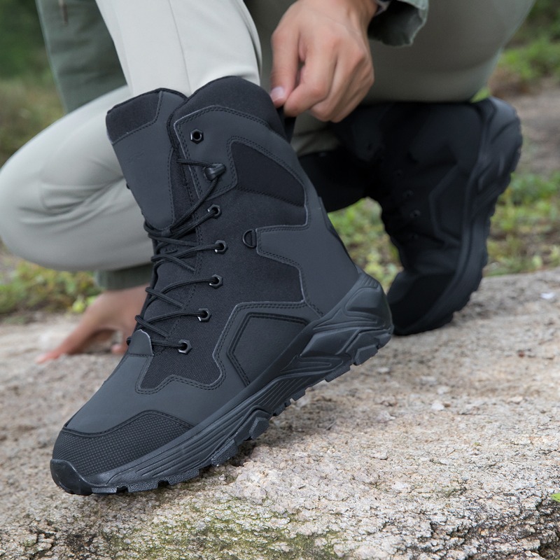 Men Tactical Boots Lace Up Wil - Wildman Hunting & Outdoor Polokwane Photos ulasan dan harga