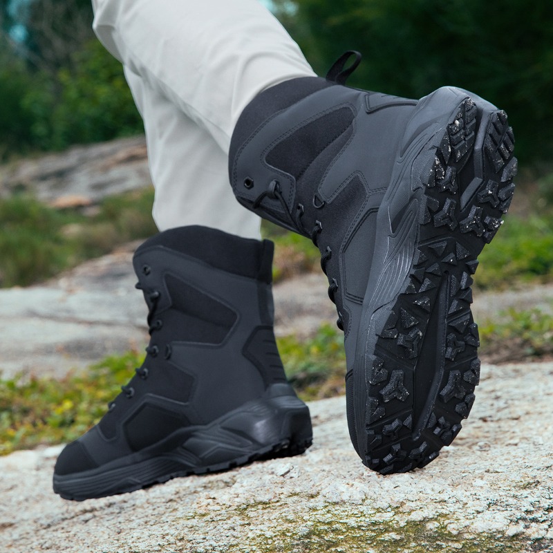 Men Tactical Boots Lace Up Wil - Wildman Hunting & Outdoor Polokwane Photos ulasan dan harga