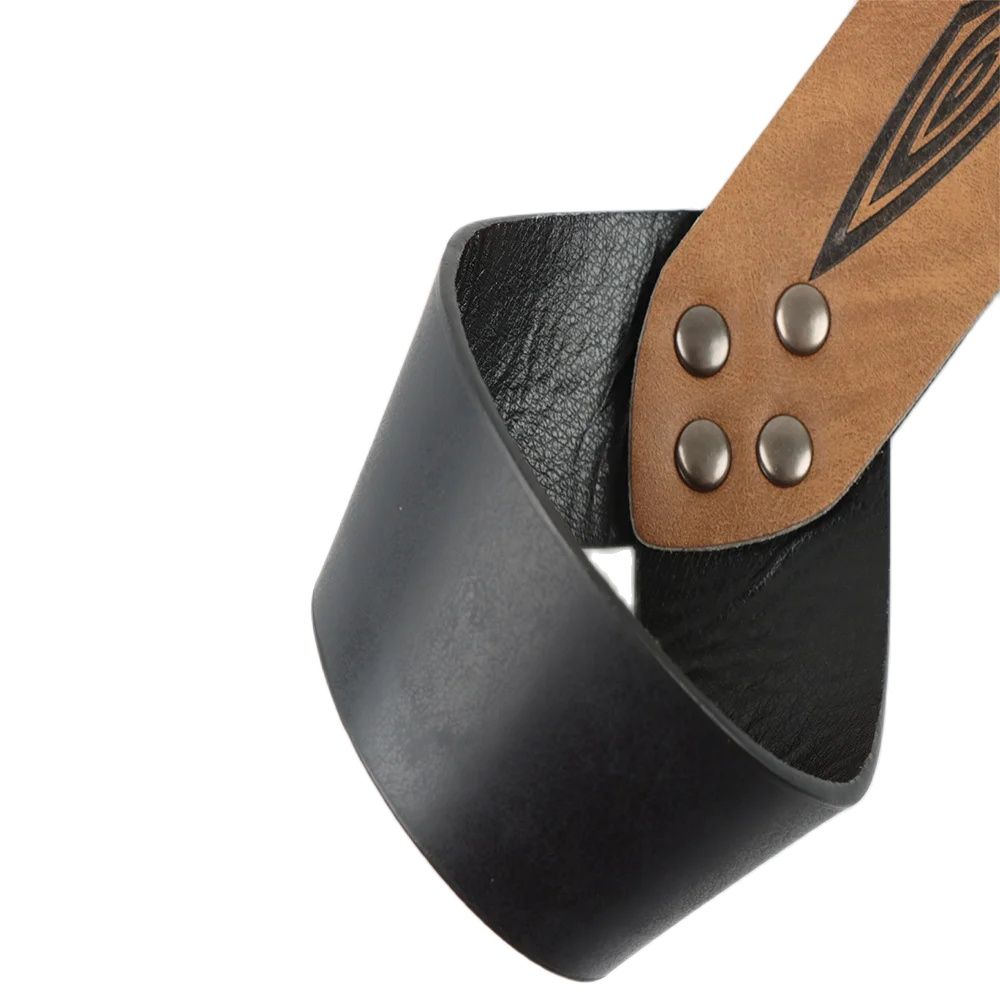 1pc Medieval PU Leather Sword  - Outdoor Hunting Tv ulasan dan harga