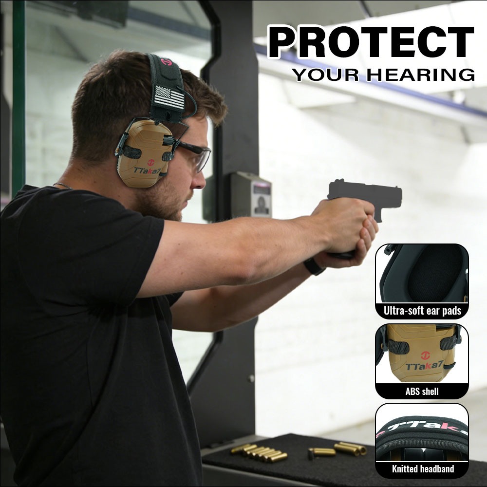New W1/W3 Foldable Electronic  - Shooting Ear Muff ulasan dan harga