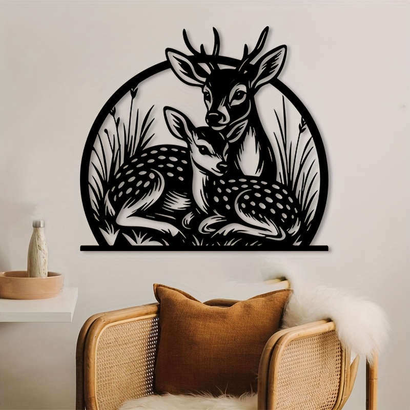 Brand Rustic Iron Deer Wall Ar - Hunting Outdoor Brand ulasan dan harga