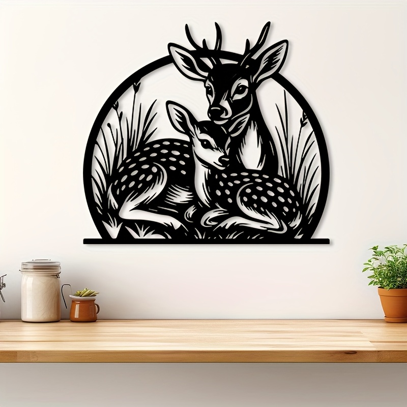 Brand Rustic Iron Deer Wall Ar - Hunting Outdoor Brand ulasan dan harga