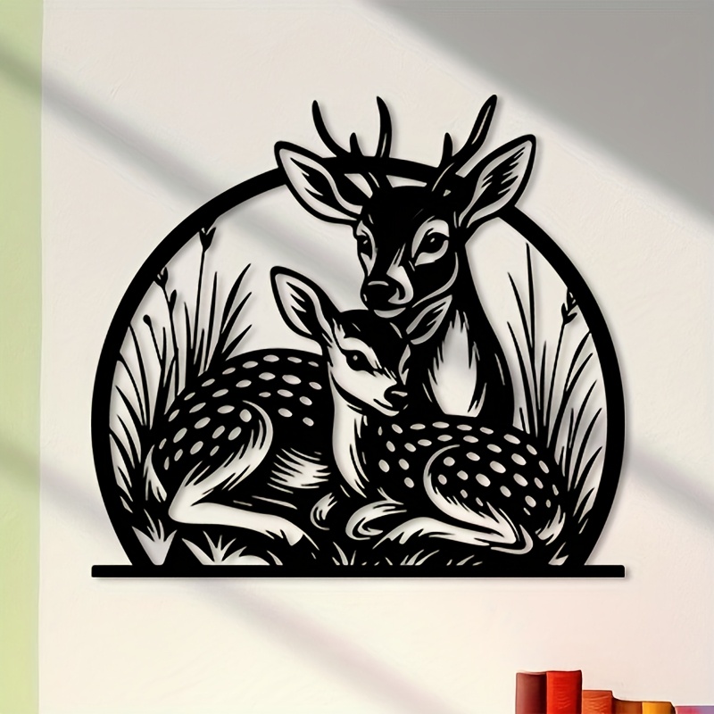 Brand Rustic Iron Deer Wall Ar - Hunting Outdoor Brand ulasan dan harga