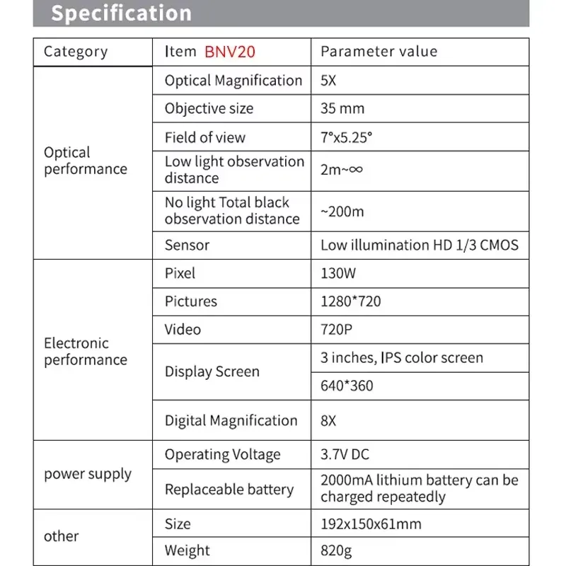 Brand For Digital Night Vision - Hunting Outdoor Brand ulasan dan harga