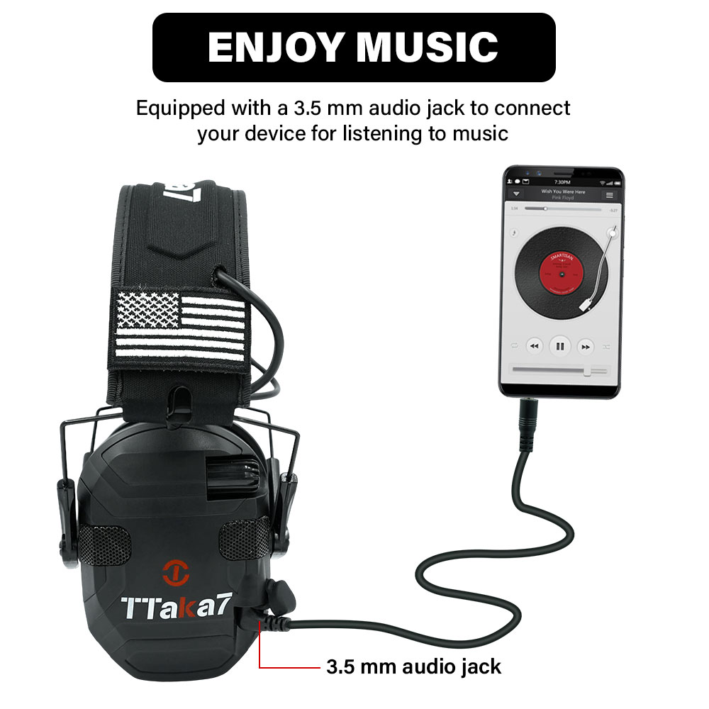W1/W3 Electronic Shooting Earm - Shooting Ear Muff ulasan dan harga