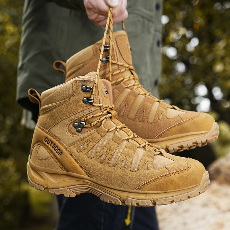 New Men High Quality Brand Lea - Hunting Outdoor Brand ulasan dan harga
