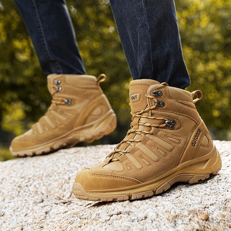 New Men High Quality Brand Lea - Hunting Outdoor Brand ulasan dan harga