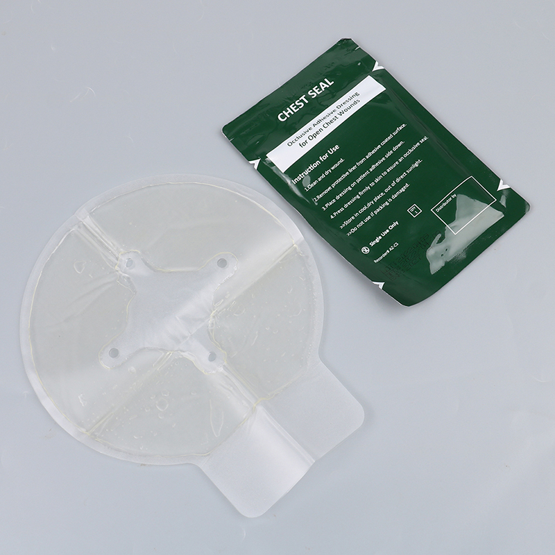 ★▲First Aid Chest Seal Vented  - Field Dressing Kit ulasan dan harga